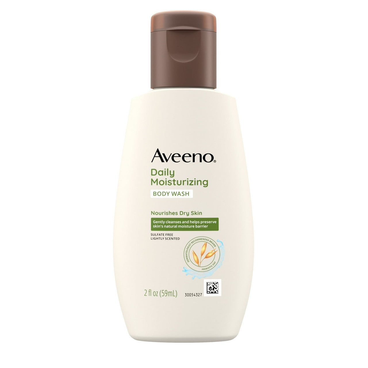 Aveeno Daily Moisturizing Oat Body Wash For Dry Skin, 2 Oz